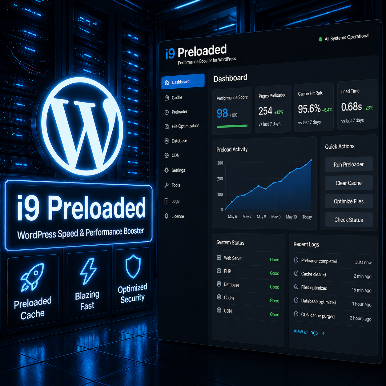 NorthPublisher Libre Translate Dashboard Showcase